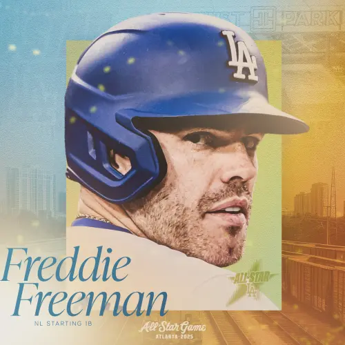 Freddie Freeman則是生涯第9度入選明星賽,這也是他第5度擔任先發一壘手。(圖/取自道奇官方X) ▲Freddie Freeman則是生涯第9度入選明星賽,這也是他第5度擔任先發一壘手。(圖/取自道奇官方X)