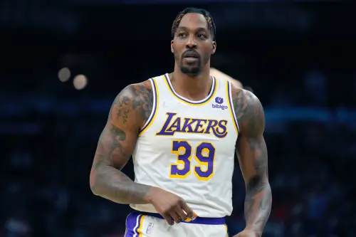 ▲2004年的選秀狀元Dwight Howard 2020與詹皇共同為湖人奪得冠軍（圖／美聯社／達志影像）