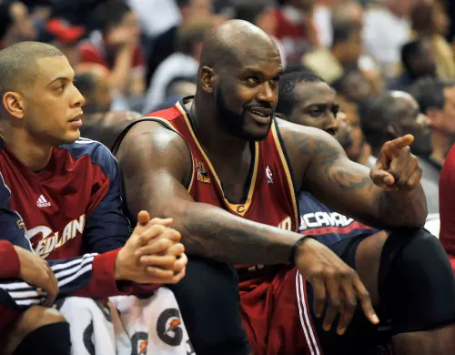 ▲1992年的選秀狀元Shaquille O' Neal在2009年到騎士與詹皇聯手。（圖／美聯社／達志影像）