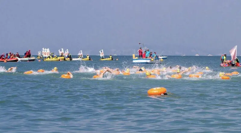 ▲金廈泳渡傳出遭中央「喊卡」。（圖／翻攝自金門市府觀光處官網）