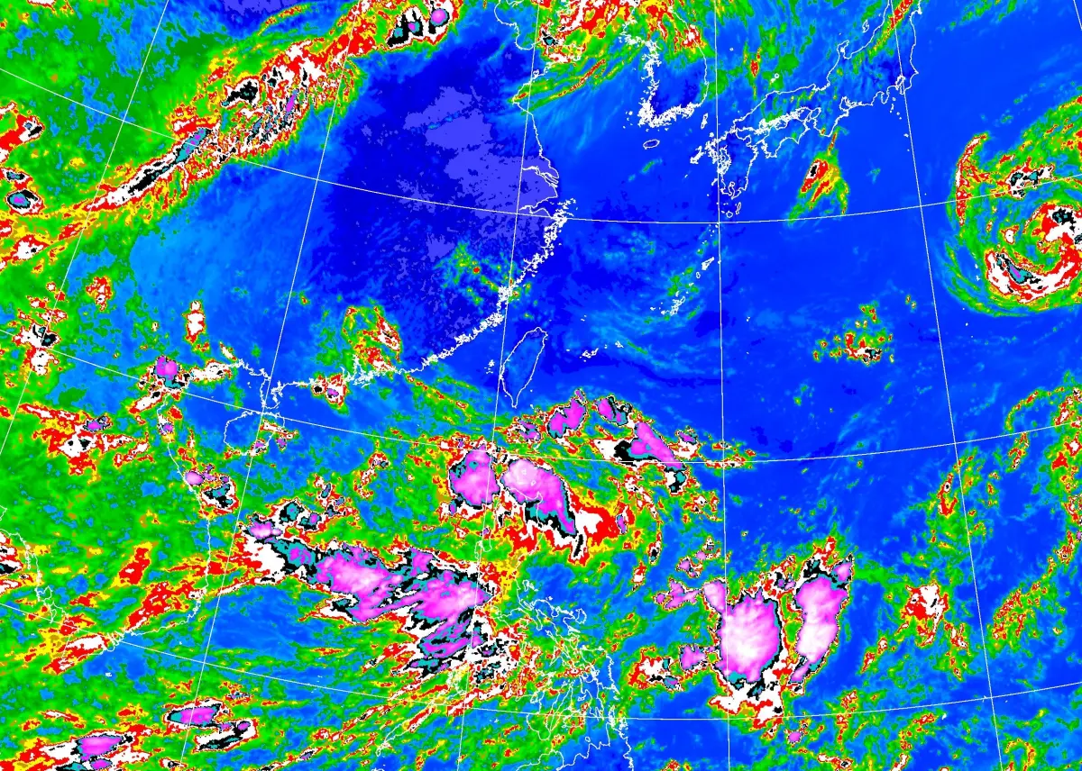 ▲今年第3號颱風「木恩」生成，氣象粉專「台灣颱風論壇｜天氣特急」分析木恩颱風最新路徑、對台影響；氣象專家林得恩則強調「需特別注意它」。（圖／中央氣象署）