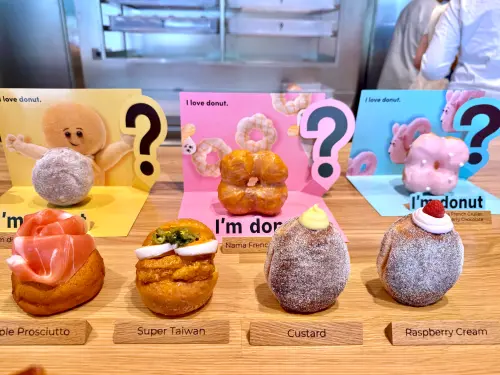 ▲日本正宗生甜甜圈「I’m donut？」來台灣。（圖／記者蕭涵云攝）