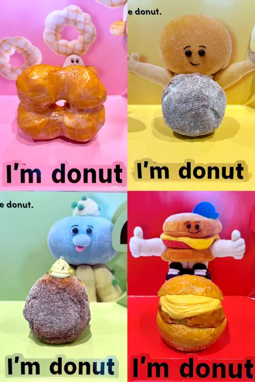 ▲社群洗版的「I’m donut生甜甜圈」可愛又好吃。（圖／記者蕭涵云攝）