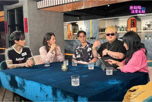 ▲TRASH（如圖）曝15年好感情秘訣！唐綺陽（右1）一語道破阿夜、魁剛愛吵原因。（圖／Yahoo唐綺陽談星私廚提供）