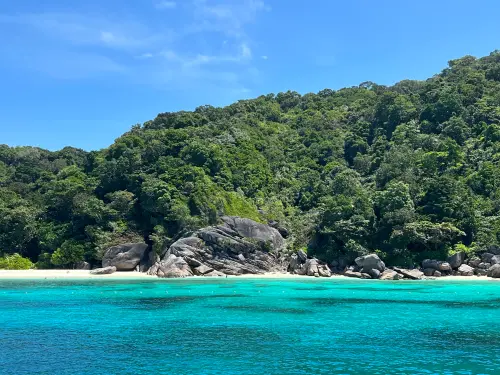 ▲安達曼海的西密蘭群島。（圖／美聯社／達志影像）
