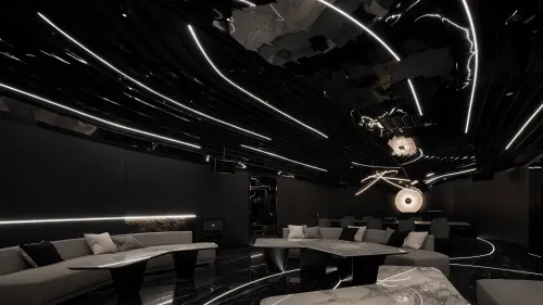 ONCOR 台中七期旗艦店內,打造出三間大型會所,最大的「米迦勒廳 THE MICHAEL」約40坪,可容納40–45人。(圖/ONCOR提供) ▲ONCOR 台中七期旗艦店內,打造出三間大型會所,最大的「米迦勒廳 THE MICHAEL」約40坪,可容納40–45人。(圖/ONCOR提供)