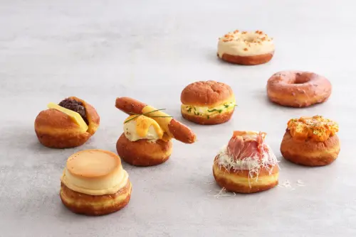 ▲日本生甜甜圈搶攻台灣，「雪系町生ドーナツ」專賣店也剛在台北車站開幕。（圖／雪系町生ドーナツ提供）