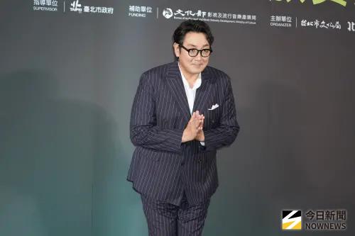 ▲趙震雄台北電影節記者會。(圖/記者嚴俊強攝) ▲趙震雄成為首位參加北影頒獎典禮的韓星,將頒發重量級的「最佳劇情長片獎」。(圖/記者嚴俊強攝)