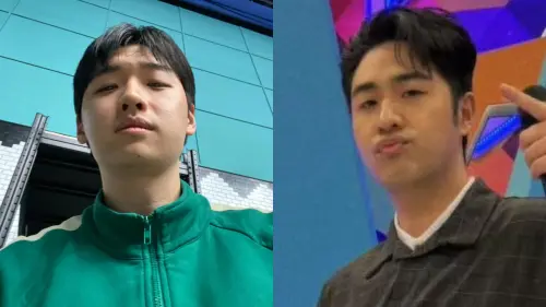 ▲《魷魚遊戲》中飾演125號朴敏修的李大衛(左)與綜藝大哥吳宗憲兒子鹿希派(右)神似。(圖/翻攝自李大衛、鹿希派IG) ▲《魷魚遊戲》中飾演125號朴敏修的李大衛(左)與綜藝大哥吳宗憲兒子鹿希派(右)神似。(圖/翻攝自李大衛、鹿希派IG)