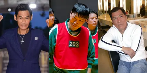 ▲《魷魚遊戲》中飾演203號的崔貴華(中)與已故港星「大傻」成奎安(右)及台灣演員夏靖庭(左)長相神似。(圖/翻攝自臉書、成奎安IG) ▲《魷魚遊戲》中飾演203號的崔貴華(中)與已故港星「大傻」成奎安(右)及台灣演員夏靖庭(左)長相神似。(圖/翻攝自臉書、成奎安IG)