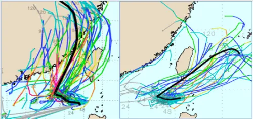 ▲準丹娜絲颱風就在家門口！（圖/吳德榮洩天機教室）