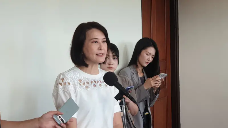 ▲國民黨團書記長王鴻薇說，希望行政院長卓榮泰先到立法院報告打詐。（圖／何哲欣攝，2025.07.04）