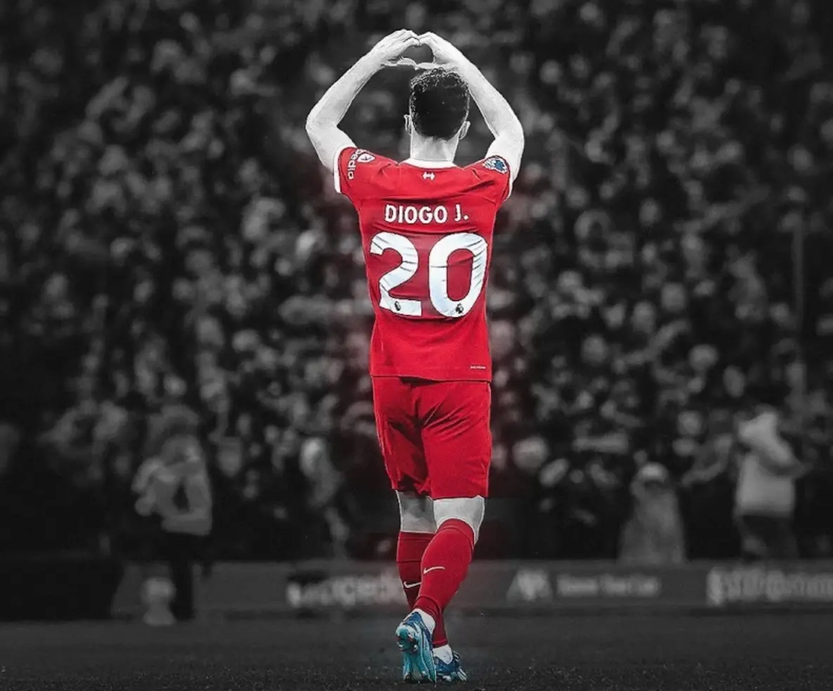 ▲利物浦宣布將Diogo Jota的20號球衣「永存」，短期內不再交由他人使用，以紀念這位葡萄牙前鋒在安菲爾德留下的貢獻與精神。（圖／取自利物浦粉專）	