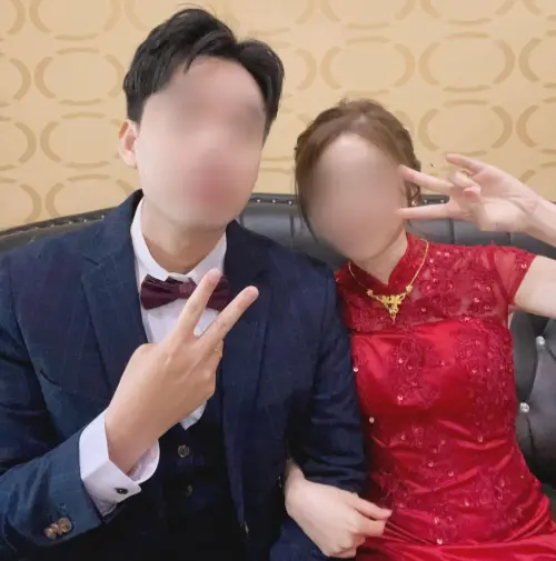 小草工程師肉搜京華城案檢察官遭聲押 網搜驚呆他「個資裸奔」 ▲戴姓工程師迎娶太太的照片也公開在網路上。(圖/翻攝IG)