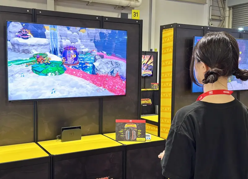 ▲任天堂Switch 2 值得第一時間擁有嗎？Tim哥認為新主機變大、支援4K、Joy-Con進化有感。（圖／記者周淑萍攝）