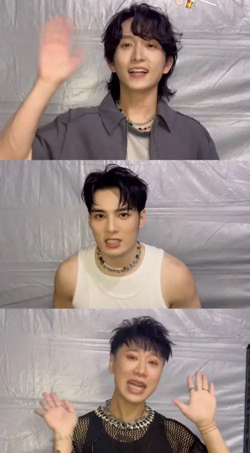 ▲邱鋒澤（由上往下）、黃偉晉、賴晏駒（小賴）等人今晚都分開表演。（圖／7-11 IG）