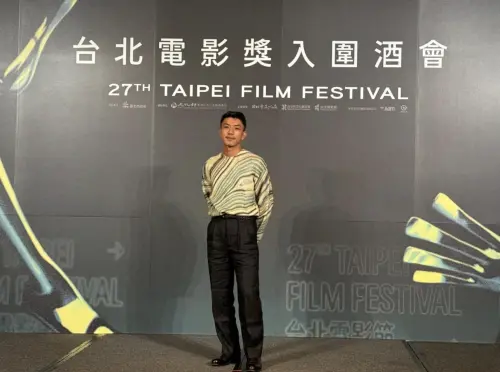 ▲來自泰國的萬洛隆甘迦(如圖),以《白衣蒼狗》入圍北影最佳男主角大獎,表示看過對手陳柏霖的名作《藍色大門》,認為他和當年一樣帥。(圖/記者蘇詠智攝) ▲來自泰國的萬洛隆甘迦(如圖),以《白衣蒼狗》入圍北影最佳男主角大獎,表示看過對手陳柏霖的名作《藍色大門》,認為他和當年一樣帥。(圖/記者蘇詠智攝)