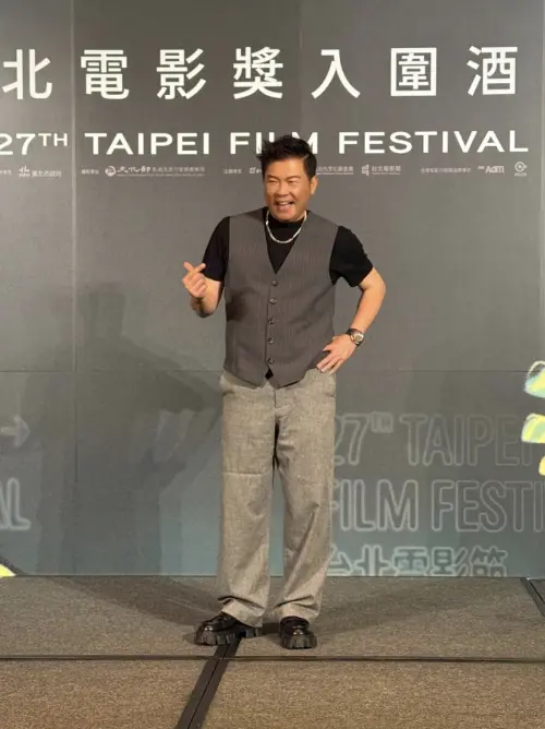 ▲曾國城瘦了3公斤，覺得出席北影頒獎典禮的氣氛比去金馬獎輕鬆不少，也較為平和、溫暖。（圖／記者蘇詠智攝）