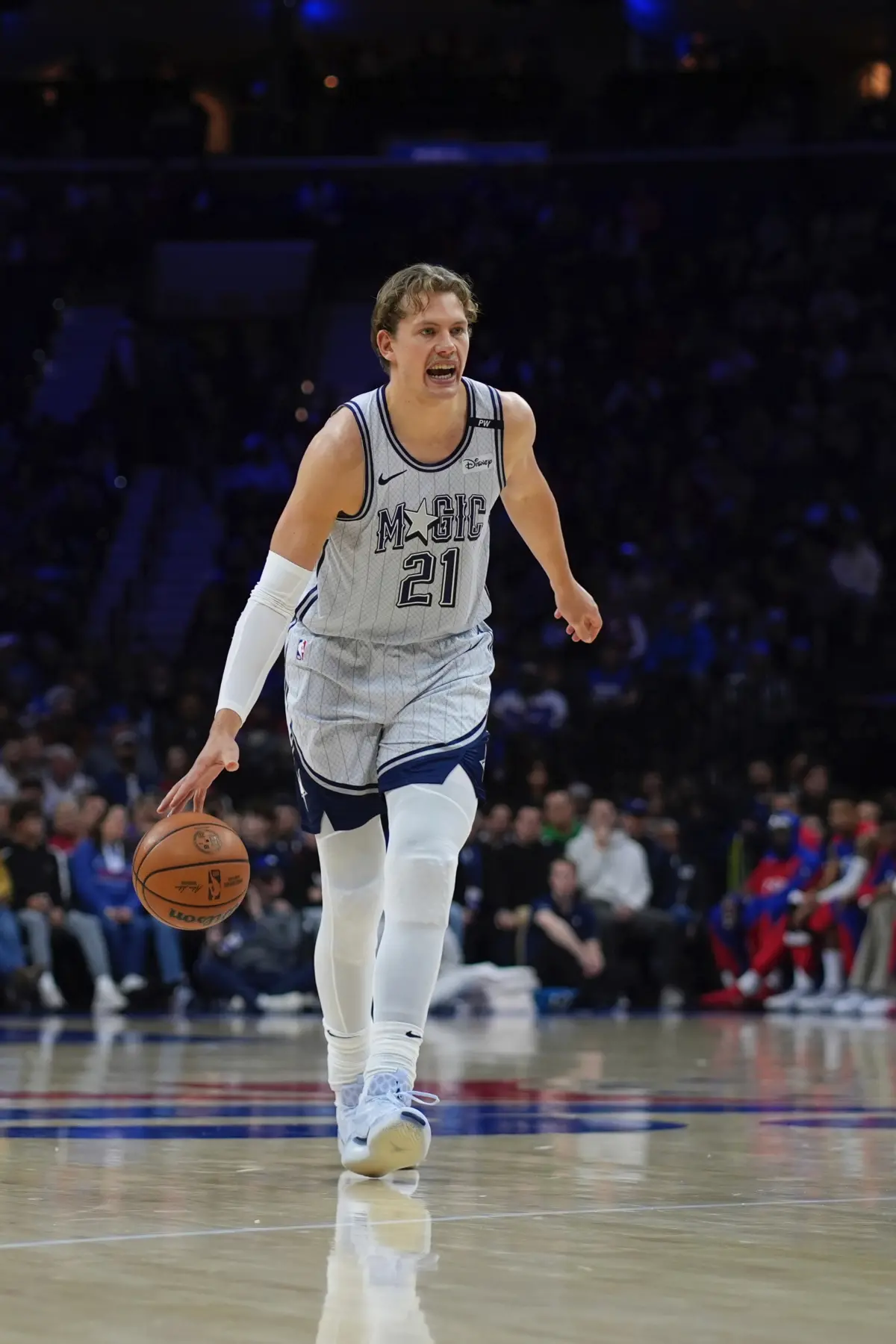 ▲根據ESPN寄記者Shams Charania報導，NBA美國職籃（National Basketball Association）德國中鋒Moritz Wagner將以1年500萬美金的合約續留奧蘭多魔術。（圖／美聯社／達志影像）