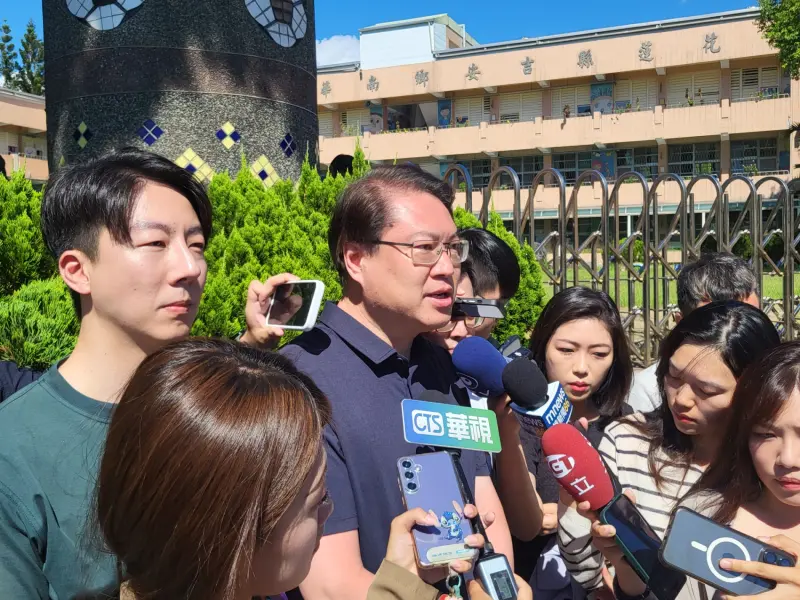 ▲林右昌怒批傅崐萁是現代吳三桂。（圖／記者陳佩君攝，2025.07.05）