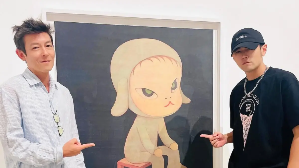 ▲周杰倫（右）、陳冠希（左）曬出合照，兩人20年前曾一起拍過電影《頭文字D》，勾起粉絲回憶殺，敲碗他們合作拍續集。（圖／周杰倫IG）