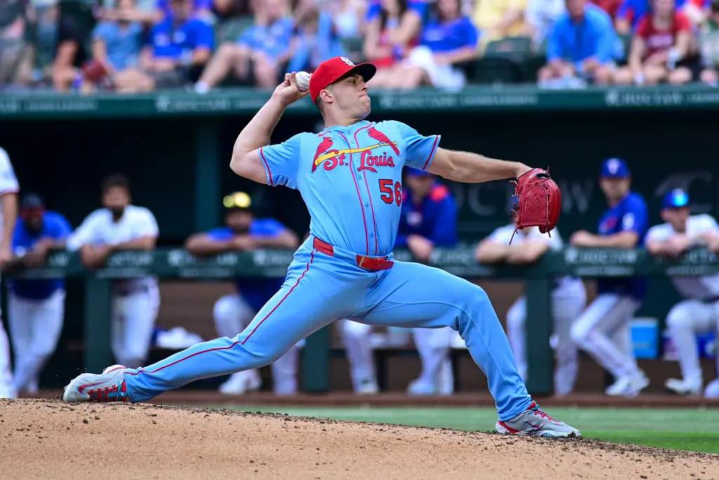 ▲洛杉磯道奇近期因牛棚投手傷兵頻繁，急需補強後援戰力，多筆潛在交易案因此浮上檯面。其中，聖路易紅雀終結者Ryan Helsley成為市場上炙手可熱的目標之一。（圖／美聯社／達志影像）