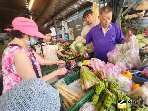 颱風,傳統市場,菜市場,採買 ▲颱風,傳統市場,菜市場,採買(圖/記者吳翊緁攝)