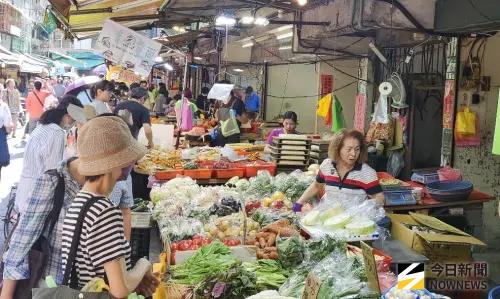 颱風,傳統市場,菜市場,採買 ▲颱風,傳統市場,菜市場,採買(圖/記者吳翊緁攝)