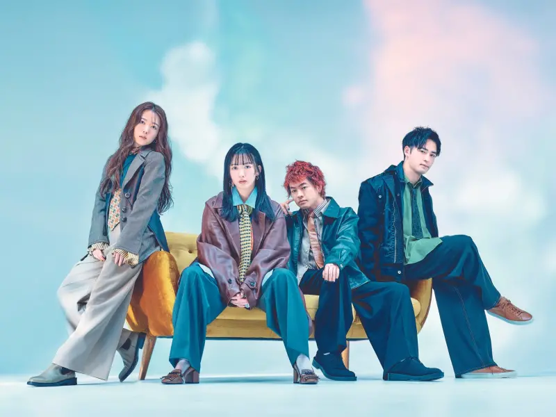 ▲綠黃色社會成員長屋晴子、小林壹誓、peppe、穴見真吾宣布10月18日、19日來台舉辦2場演唱會。（圖／好玩國際）