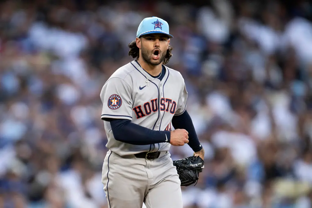 ▲賽後，McCullers受訪時表示自己的左腳沒有大礙，同時也幽默回應起與大谷對決的心情，「從2018年到現在，我一直與他對決。說實話，我真的不想再對上他了。」（圖／美聯社／達志影像）