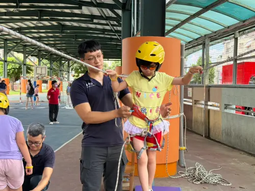 ▲「小小消防員體驗活動」熱血登場(圖／楊瓊瓔服務處提供2025.7.5)