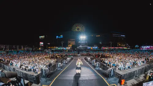 ▲TWICE成員娜璉高雄啤酒節。（圖／寬寬整合行銷）