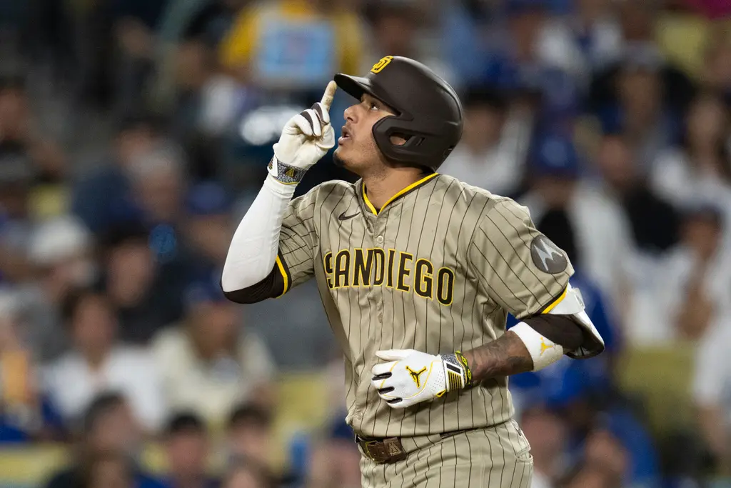 ▲效力MLB美國職業棒球大聯盟（Major League Baseball）聖地牙哥教士的金手套三壘手Manny Machado於今（6）日迎來33歲生日！（圖／美聯社／達志影像）