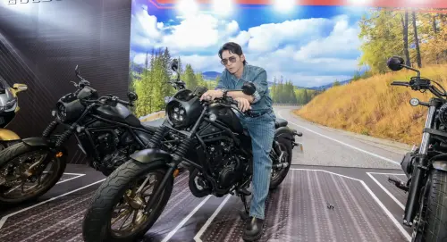 ▲温昇豪透露最常騎車時光是回老家陪父親，與哥哥三人同行重機，稱這是父子間快樂時光與共同語言。（圖/Honda Taiwan 提供）