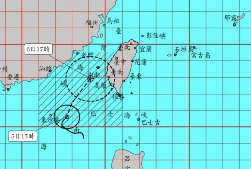 丹娜絲颱風20:30發布「陸上警報」！首波警戒範圍曝　6縣市小心了

