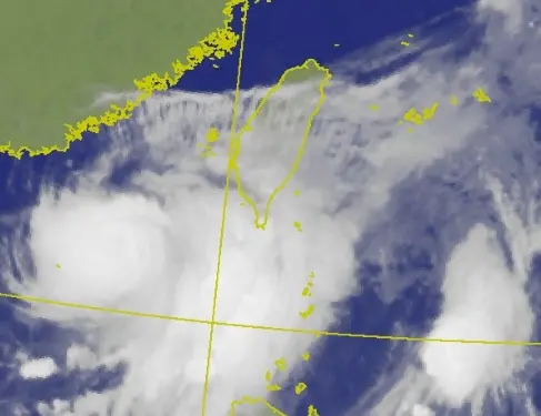 ▲丹娜絲颱風。（圖/中央氣象署）