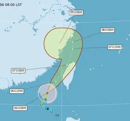 丹娜絲颱風最新動態
