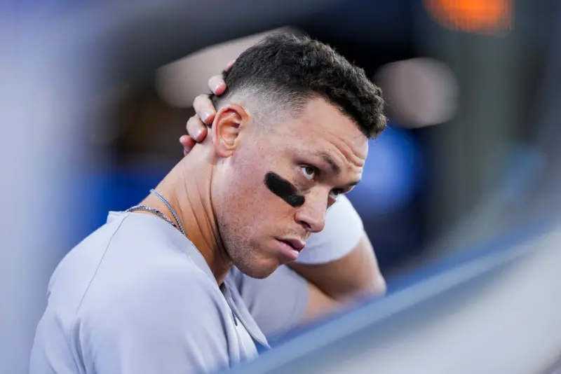 MLB／賈吉受傷了！本季首度被移除先發　洋基主帥：手肘出現問題