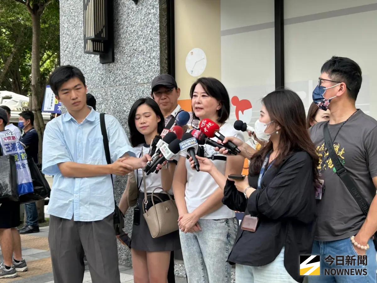 ▲國民黨立委王鴻薇說，黃呂透過律師關心家人朋友。（圖／記者林怡昕攝，2025.07.06）