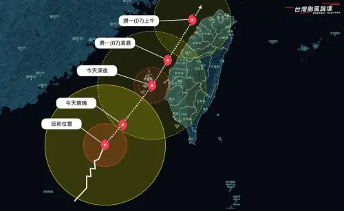 ▲丹娜絲颱風（圖／取自臉書粉專「台灣颱風論壇｜天氣特急」）