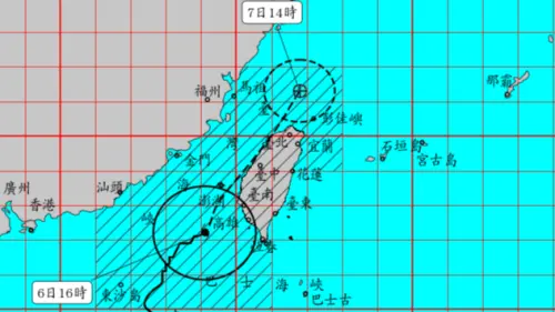 直播／颱風丹娜絲暴風圈觸陸！北部也炸雨　氣象署17:40最新說明
