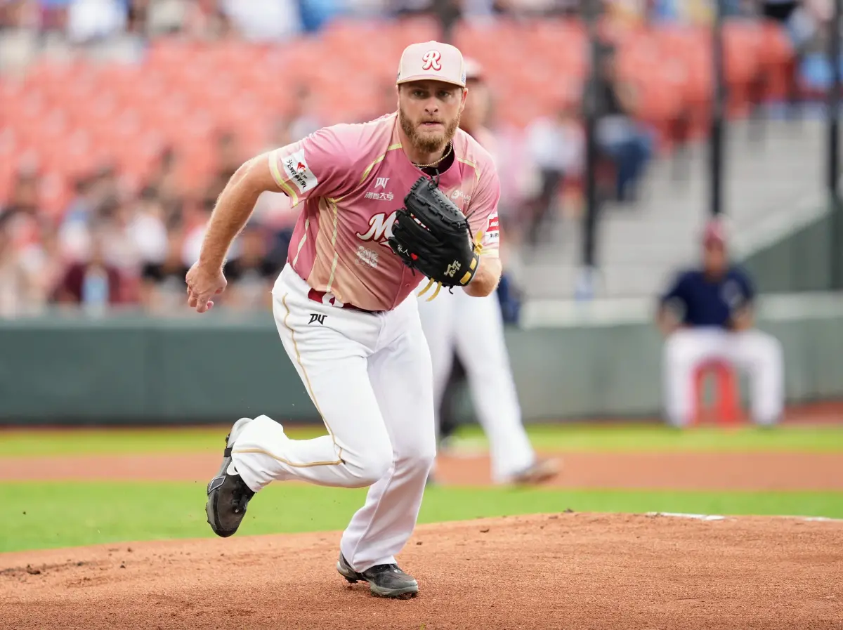 ▲樂天桃猿洋投波賽樂單場出現6次四死球，卻無失分，拿下本季第2勝。（圖／樂天桃猿提供）