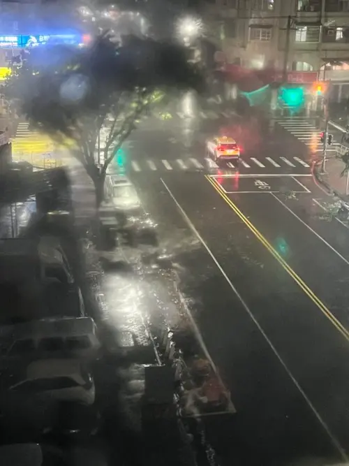 ▲高雄路樹遭強風吹倒路中。（圖／翻攝自臉書「左營楠梓人」網友授權）