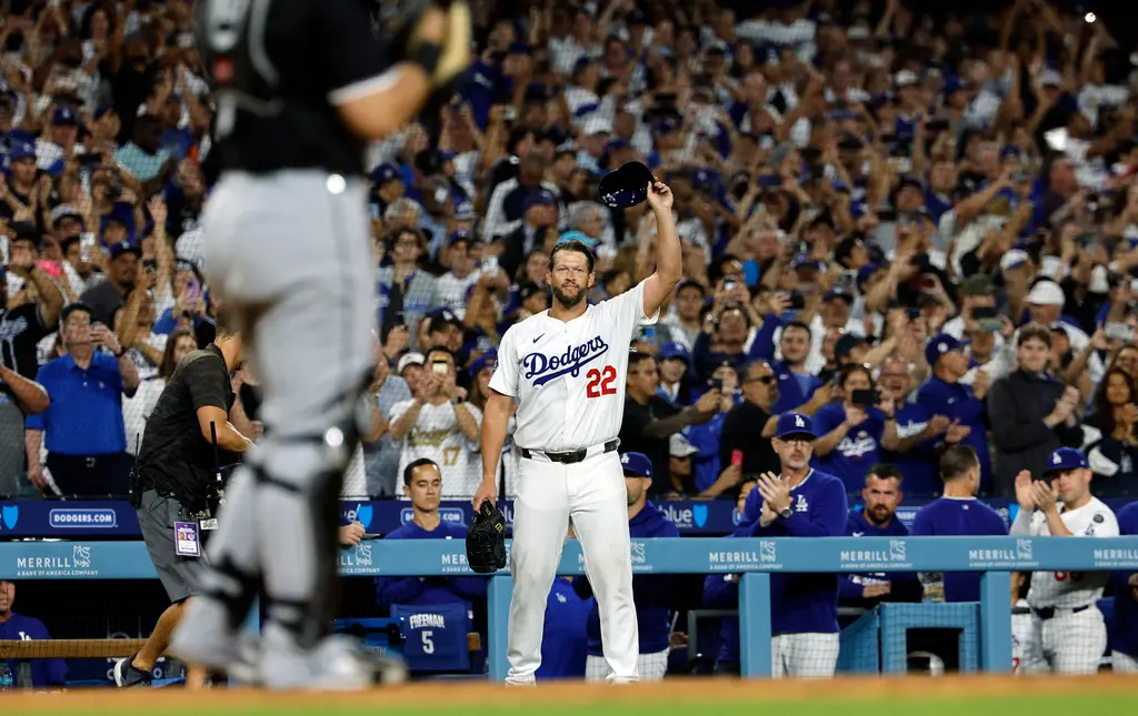 ▲MLB今（7）日宣布2025年全明星賽完整名單，洛杉磯道奇5人入選為最多，其中剛剛完成生涯3000K的Clayton Kershaw以特別委員會遴選入選，為生涯第11次入選明星賽。（圖／美聯社／達志影像）