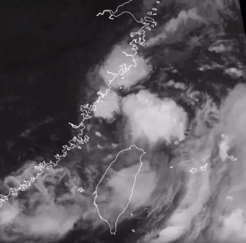 ▲丹娜絲颱風（圖／取自台灣颱風論壇Threads）