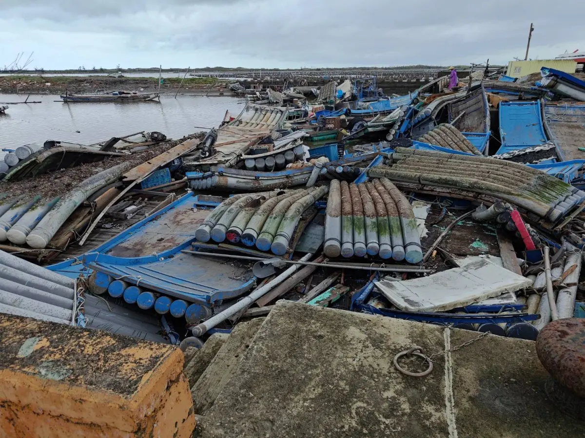 ▲丹娜絲颱風重創南台灣。（圖／記者黃韻文攝）