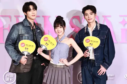 ▲韓晨（左起）、衣宸、王品澔出席璀璨之星海選活動。（圖／伊林娛樂提供）