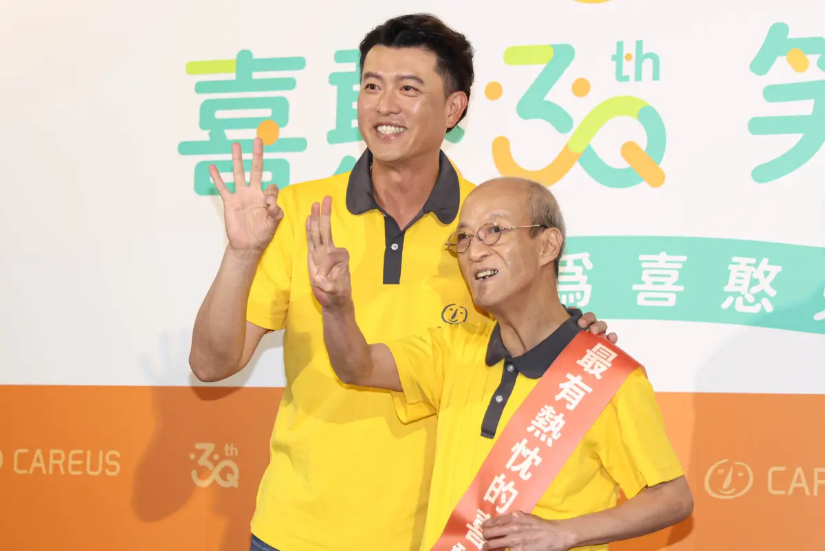 ▲王建民今（7）日以公益大使身分，參加喜憨兒基金會30周年記者會，回顧與喜憨兒一起拍攝宣傳影片一整天的互動過往，王建民笑說以前對喜憨兒認識不多，學習與他們互動是一項挑戰。（圖／記者朱永強攝，2025.07.07）