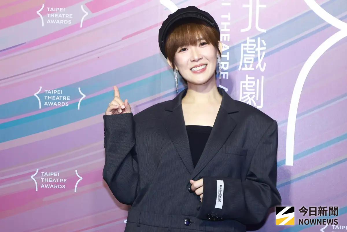 ▲孫可芳（如圖）今晚擔任台北戲劇獎頒獎嘉賓，和老公劉冠廷分開走紅毯，被問到兩人有沒有機會合作，劉冠廷笑說需要劇組擬「育兒配套措施」。（圖／記者葉政勳攝）
