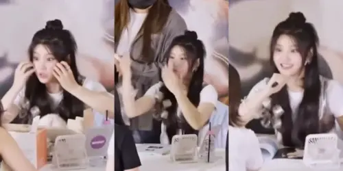 ▲沅禧在近日簽售會上的親民表現,被網友大讚。(圖/翻攝自X) ▲沅禧在近日簽售會上的親民表現,被網友大讚。(圖/翻攝自X)